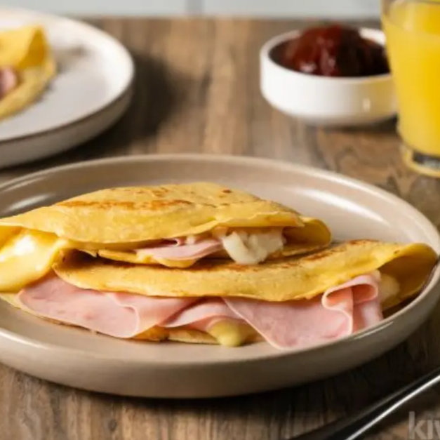 Crepa de Jamón con Queso Philadelphia