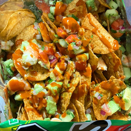Tostitos con Aguachile