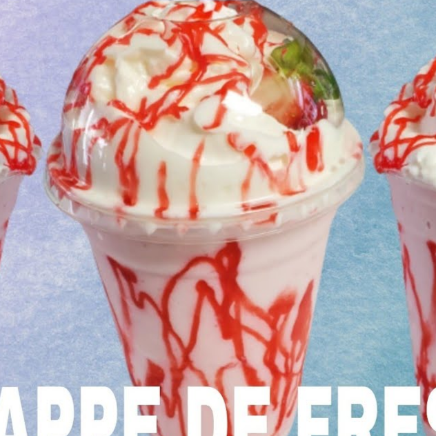 FRAPPE DE FRESA NATURAL, GRANDE!