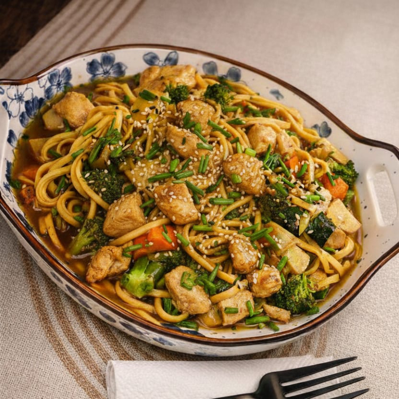 Fideos de Pollo