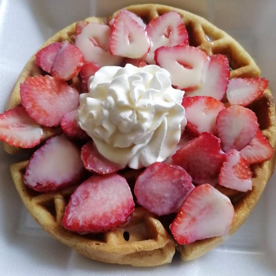 Waffle de Fresas