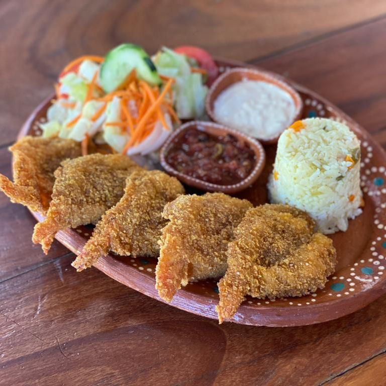 Camarones Empanizados