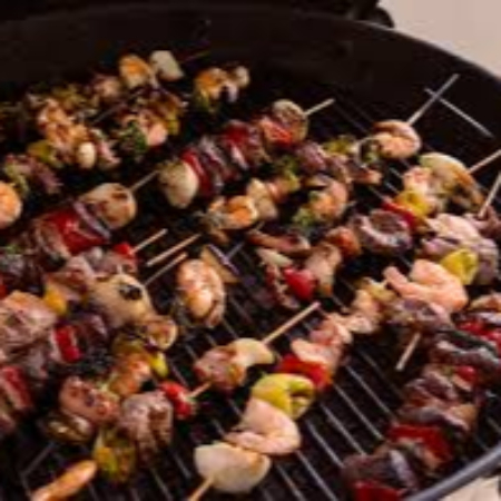 Brochetas Mar y Tierra