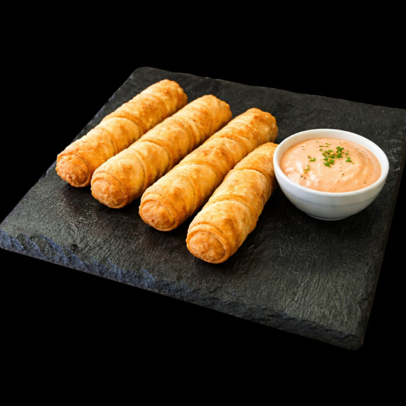 Taquitos de Queso (4u) +1 Oz Salsa