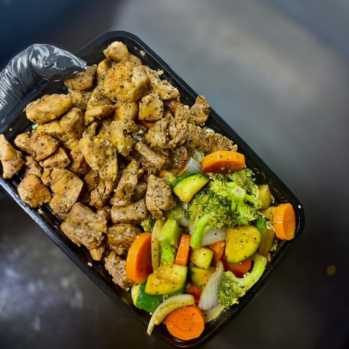 Combo Teppanyaki Pollo NY Steak