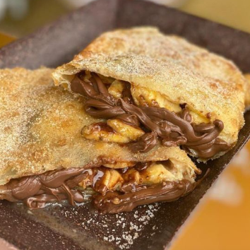 Nosso chocolate é ao leite garoto