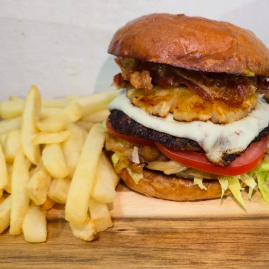 Hamburguesa Hawaiana