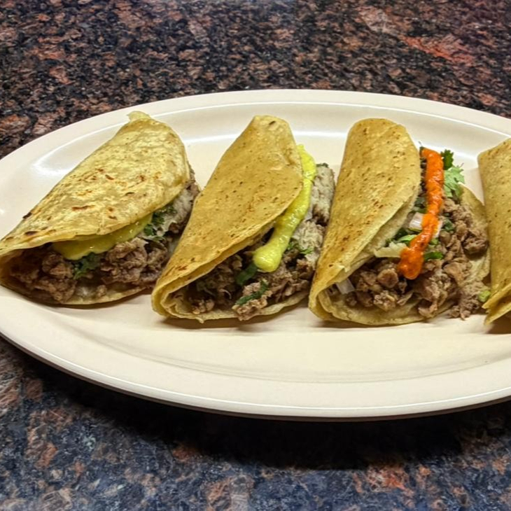 Taco Dorado o Duro de Bistec