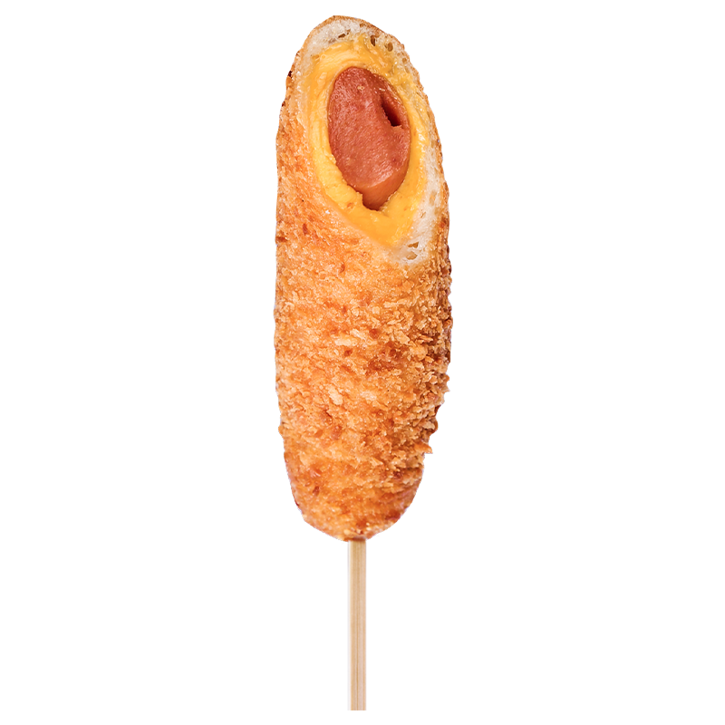 Corndog Hotdog y Cheddar
