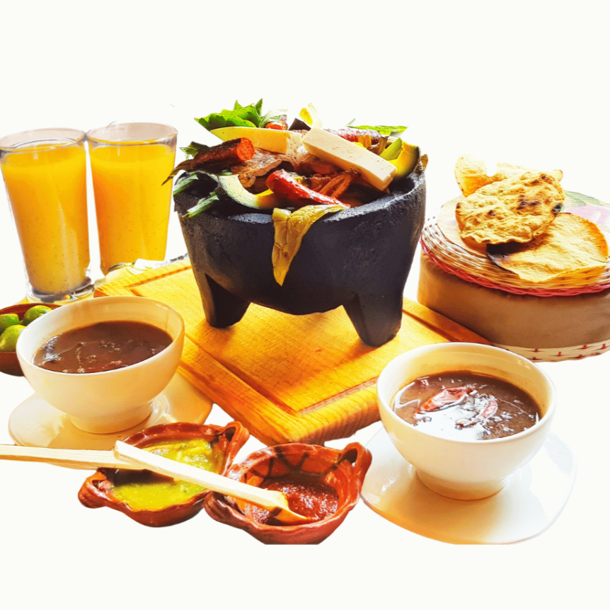 Molcajete Clásico para 2 Personas