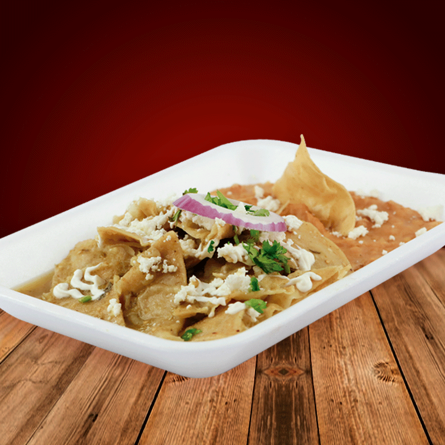 Chilaquiles Verdes Con Pollo