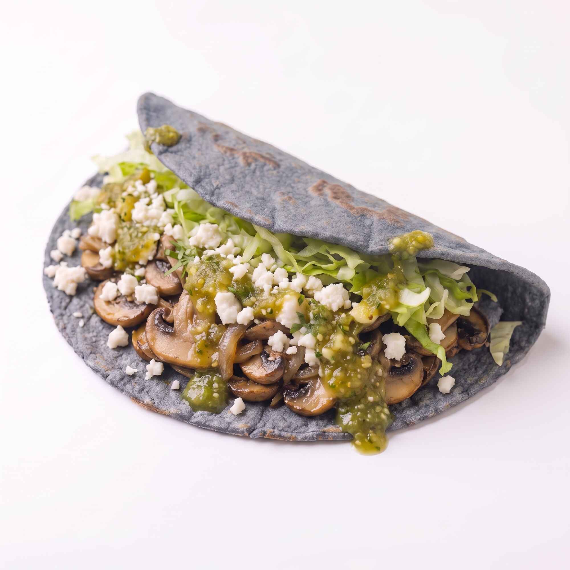 Quesadilla de Champiñones Con Quesillo