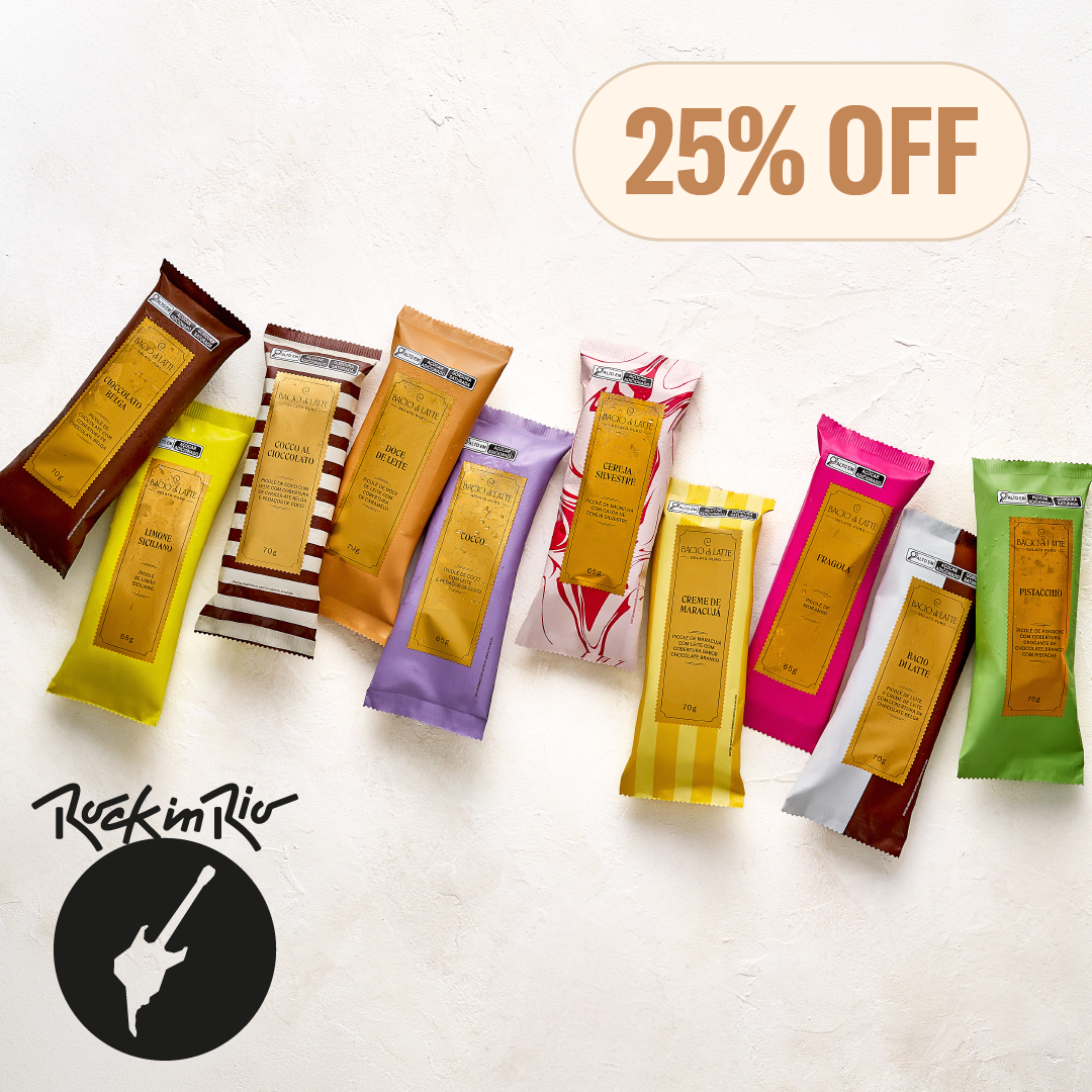 Na compra de 10 Picolés, ganhe 25% OFF.