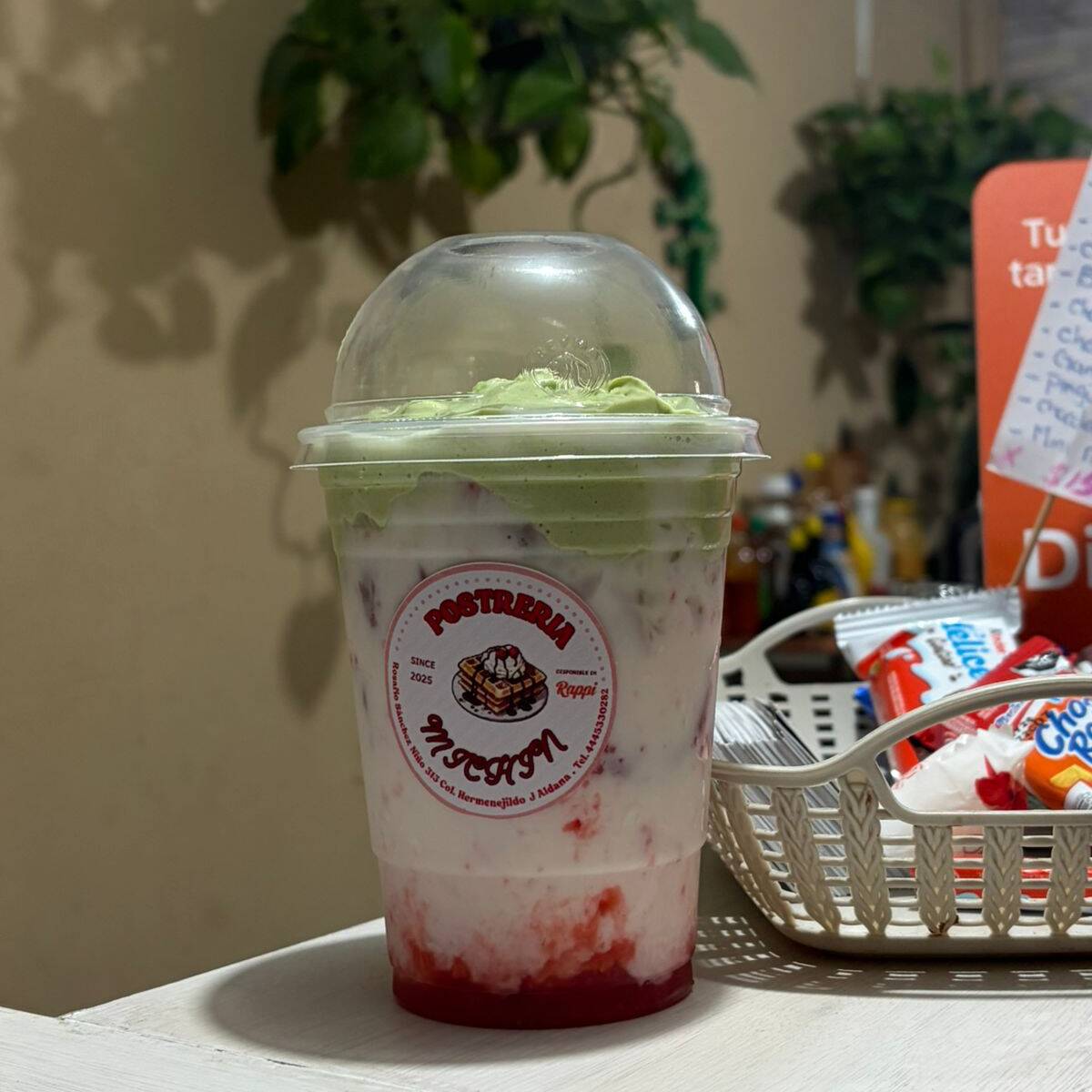 Strawberry Matcha Latte