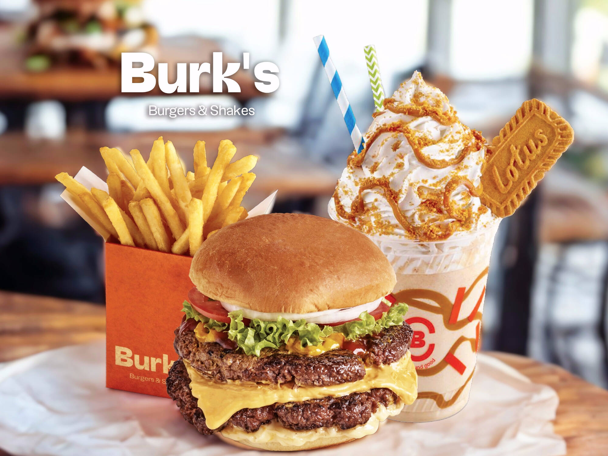 Burk’s (Burgers & Shakes) The Landmark.