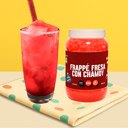 Frappe Fresa con Chamoy
