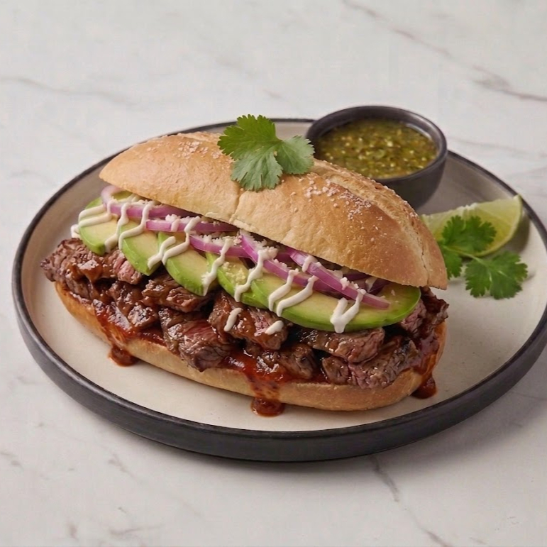 Torta Arrachera