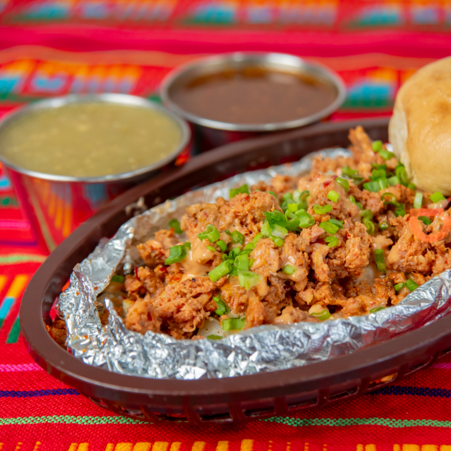 Papa Campechana + Papas Fritas