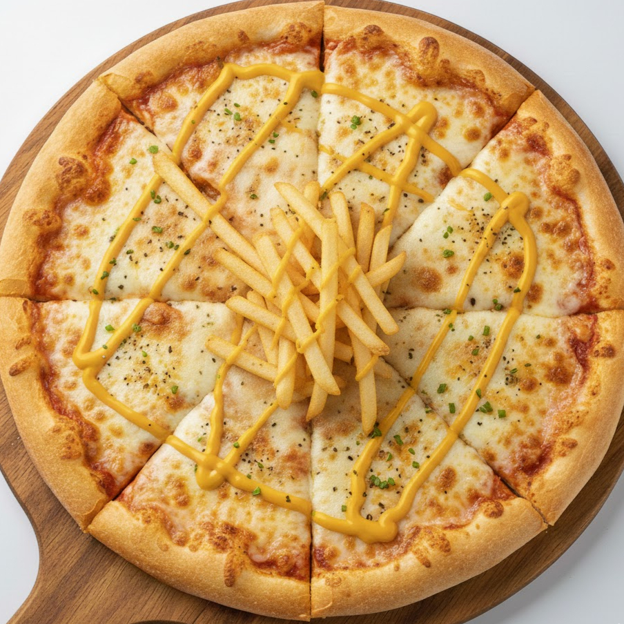 PIZZA PERSONAL (15CM) PAPAS AL HORNO