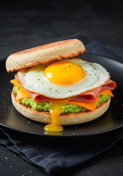 Turkey & Avocado Egg Muffin