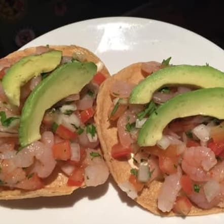 Tostada de Camarón