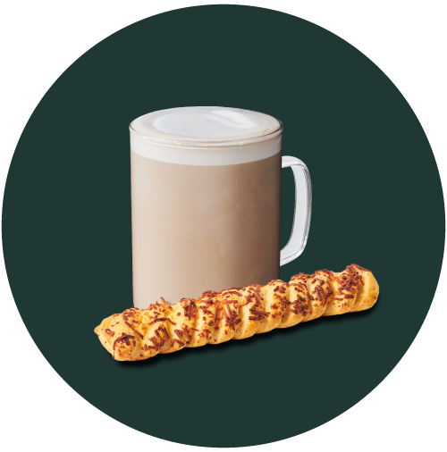 Chai Latte & Palito de Queso