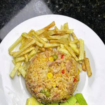 Combo Arroz con Cerdo (Arroz grande + Arroz pequeño + Bebida)