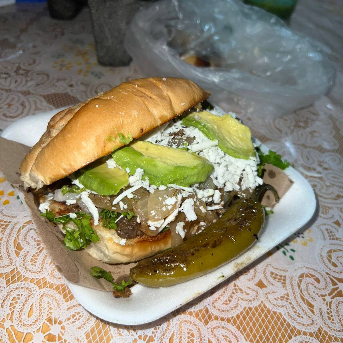 3 Tortas de carne Bistec o Trompo