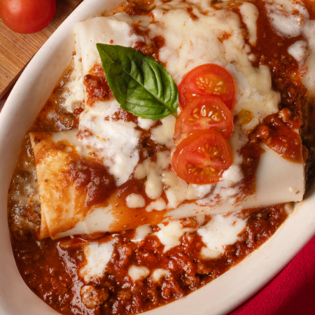 Lasagna de Carne y Queso