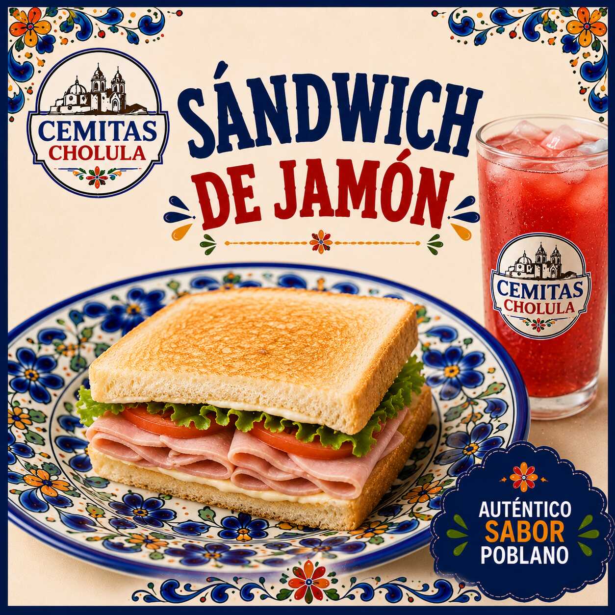 SANDWICH CON JAMON