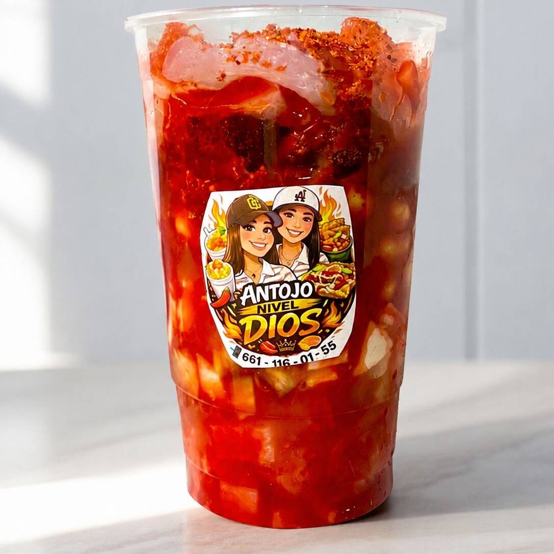 Vaso de cueritos locos
