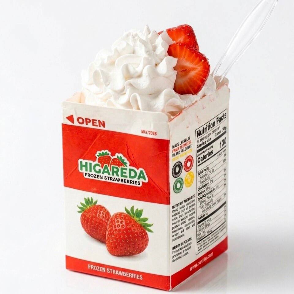 Caja de Fresas Congeladas