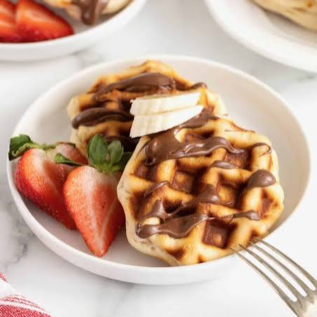 Waffles Mini Rellenos de Chocolate