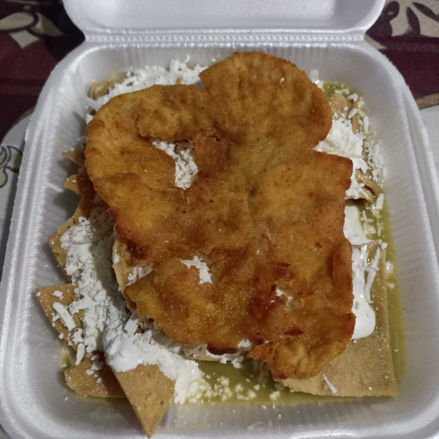 Con pechuga empanizada