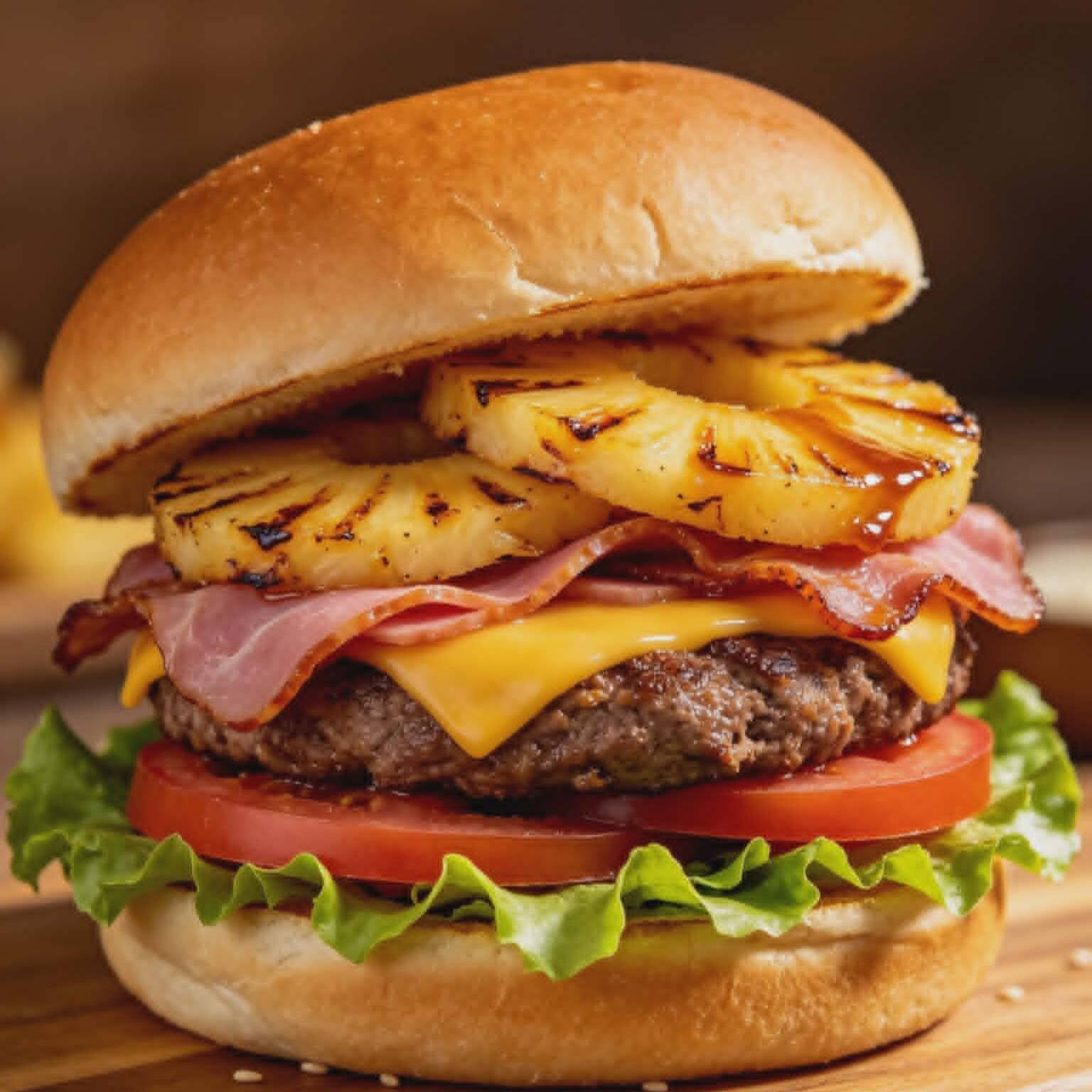 HAMBURGUESA HAWAINAA