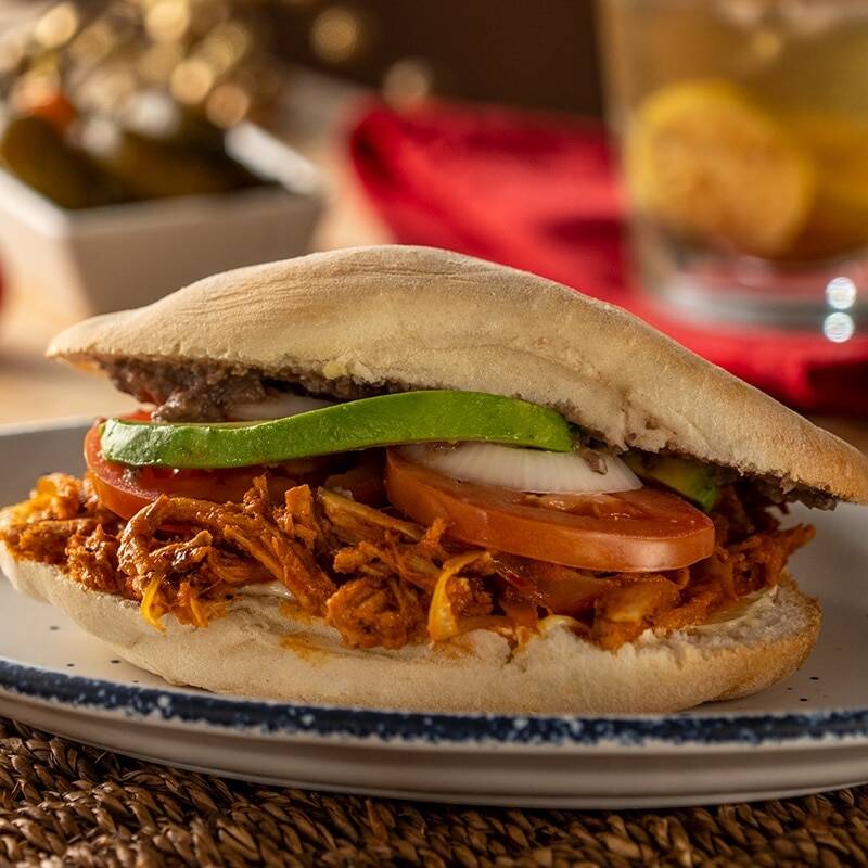 Torta de birria