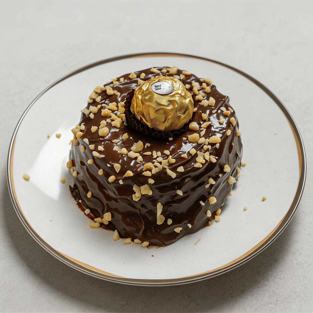 ✨ Mini Bolo Vulcão Ferrero Rocher ✨ Uma massa de chocolate macia, úmida e extremamente saborosa, recheada no centro com um cremoso creme de Nutella que transborda como um verdadeiro vulcão. Por cima, um brigadeiro super cremoso, finalizado com amendoim triturado que traz crocância na medida certa. Para completar essa explosão de sabor, um bombom Ferrero Rocher no topo, deixando o visual ainda mais elegante e irresistível. Uma combinação perfeita de texturas e sabores que derrete na boca e conquista no primeiro pedaço. 🍫✨
