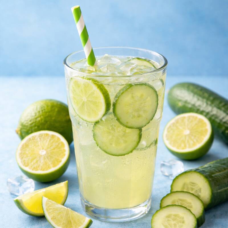 Agua Limón-Pepino