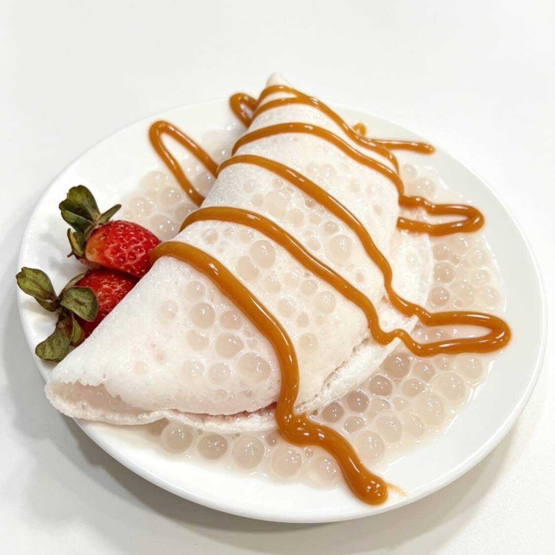 Tapioca com doce de leite