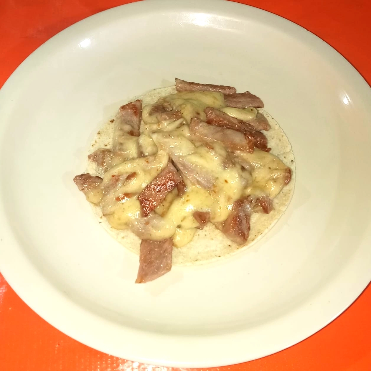 Tacos de Arrachera con Queso