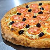 Calabresa, mussarela e bacon.