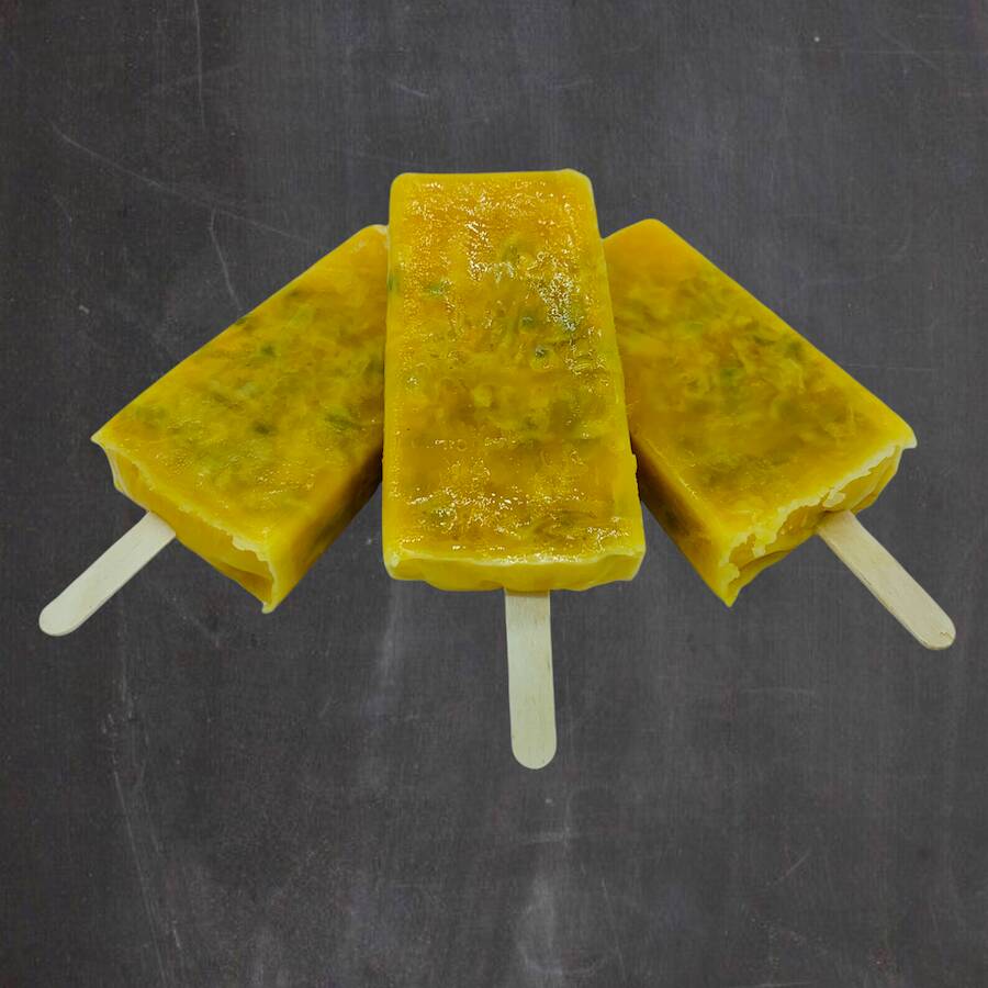 Paleta de Maracuyá y Naranja de Agua
