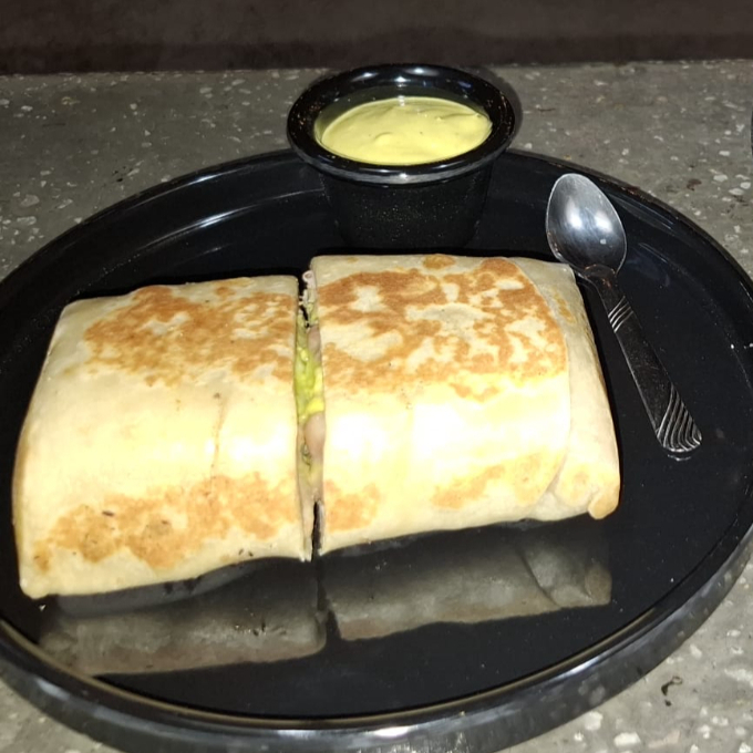 Burrito de arrachera con champiñón