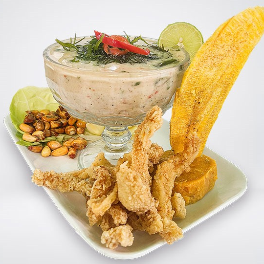 3 Leches/Mariscos/salsa A marillo/Clasico