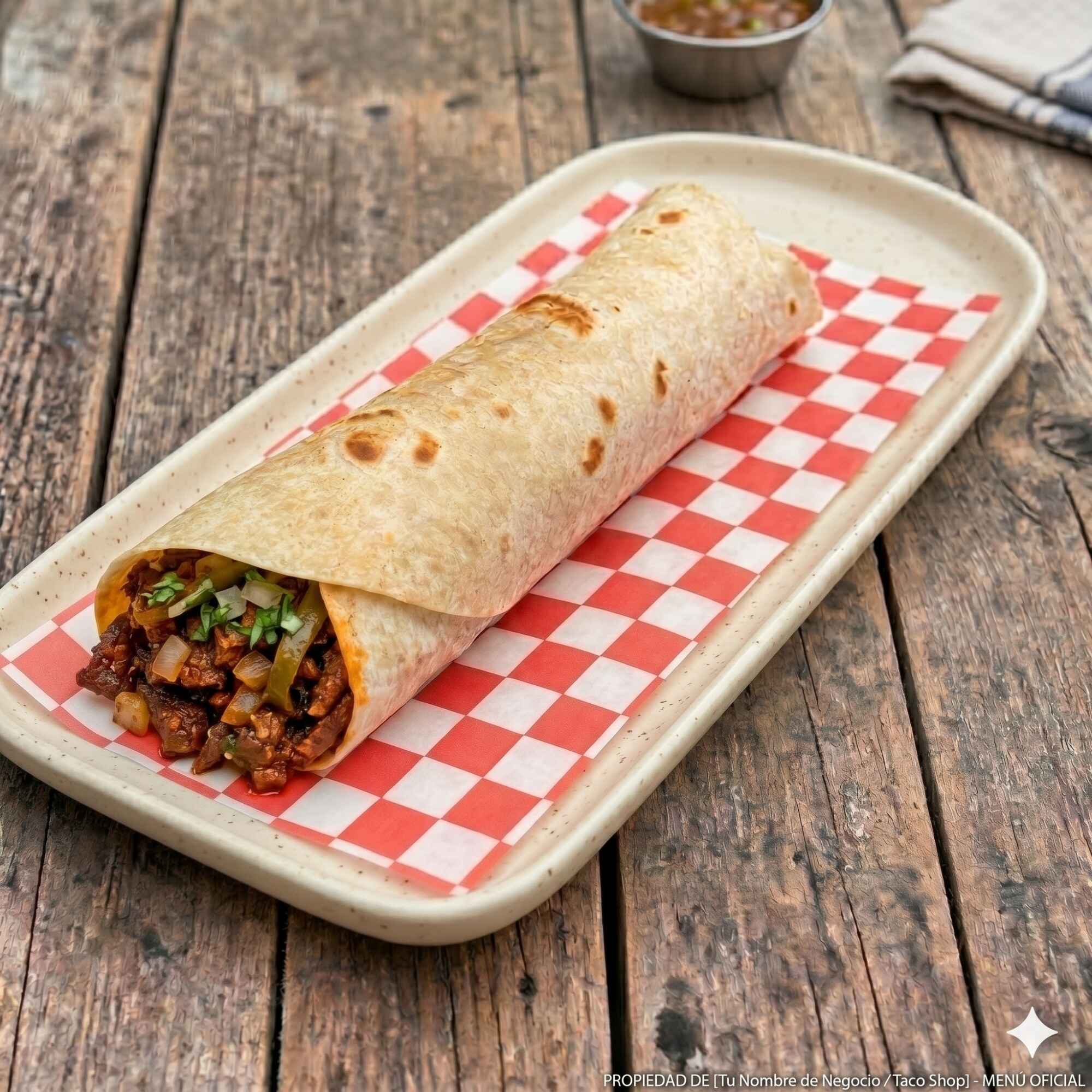 Burrito de Cecina Adobada