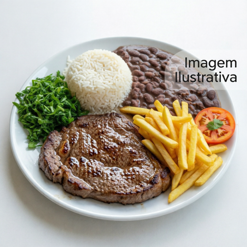 arroz,feijao,macarrao e batata frita