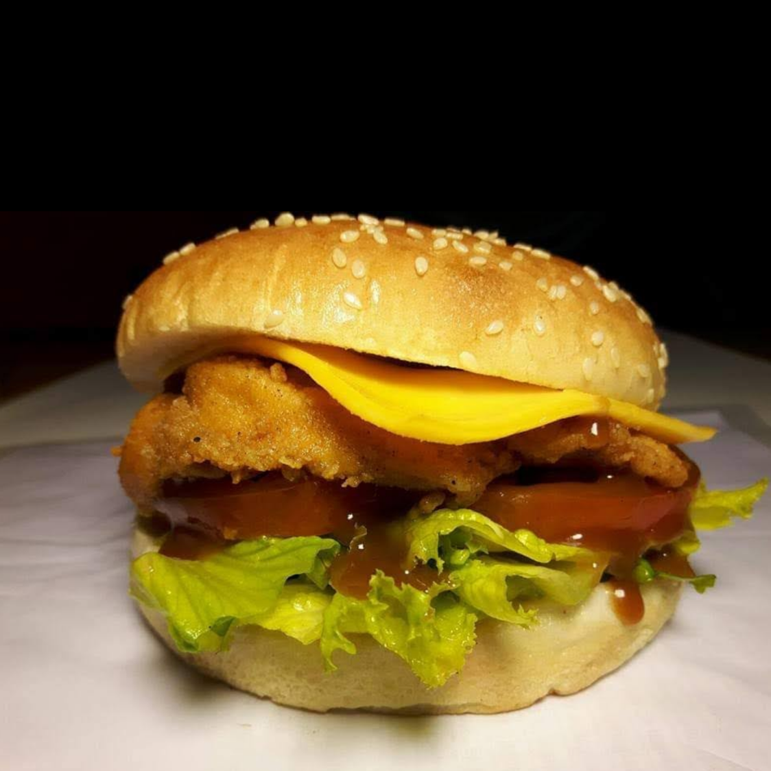 Hamburguesa de Pollo.
