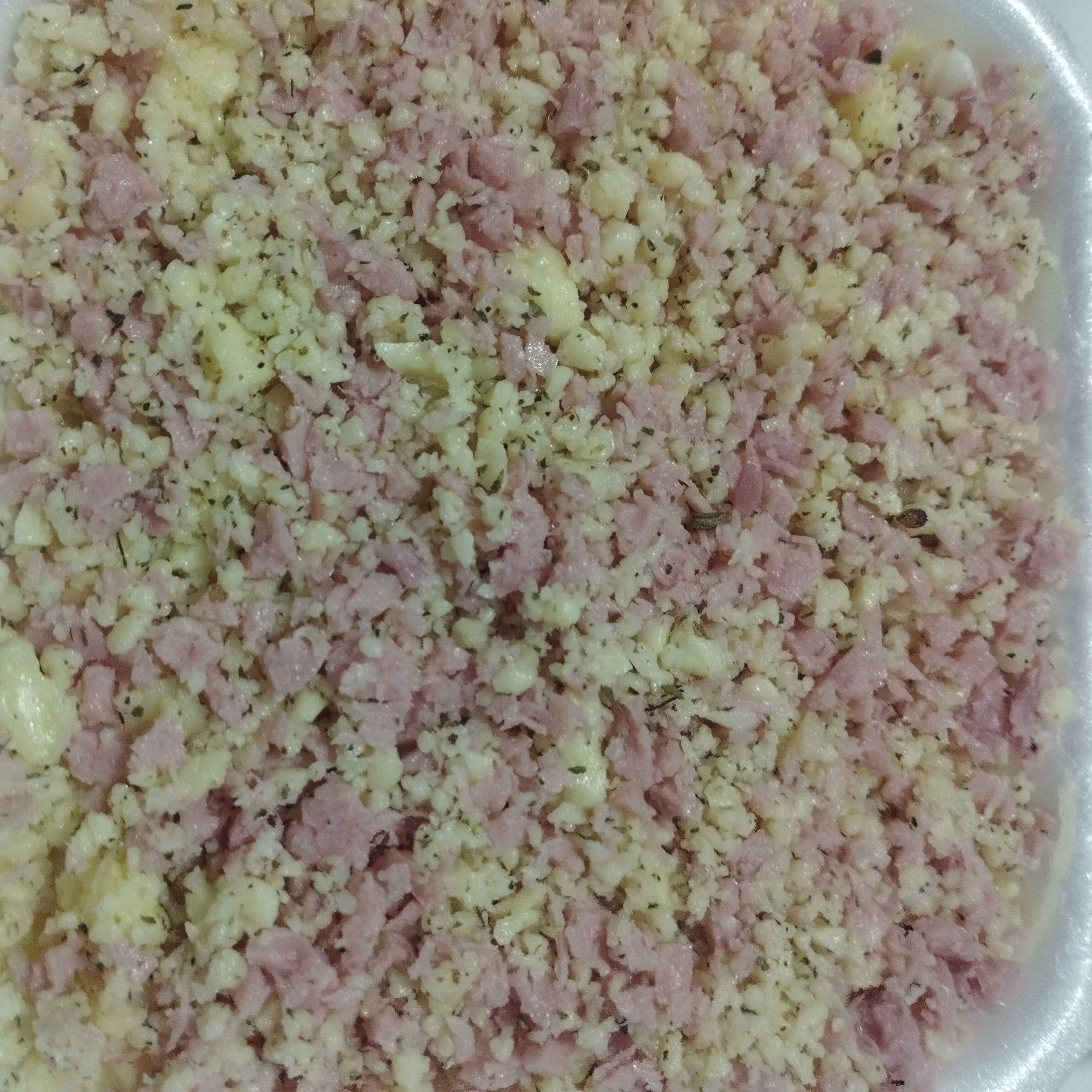 Batata, presunto, requeijão, mussarela, cheddar 500G