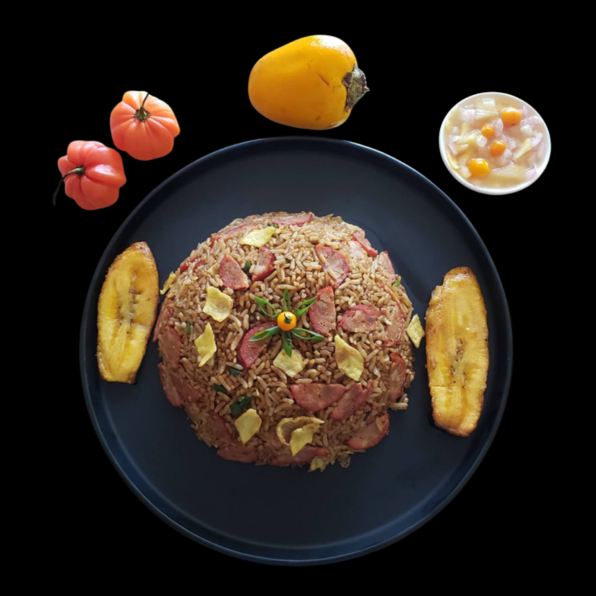 Chaufa de Chorizo