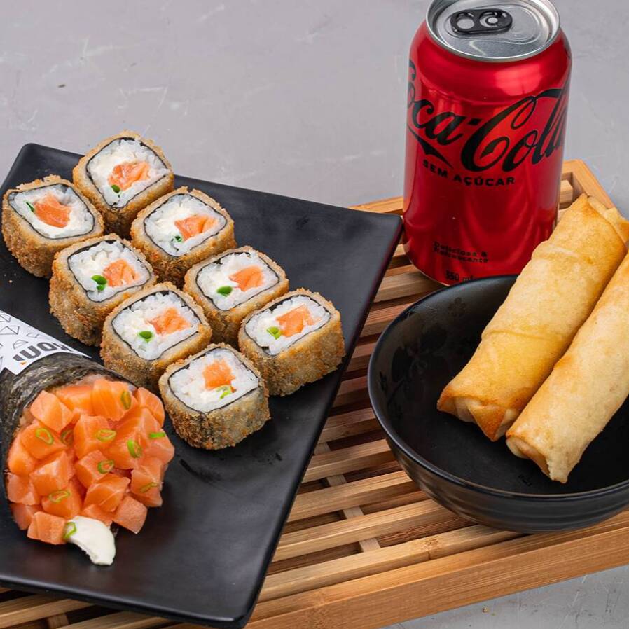 3 produtos, 1 bebida.